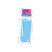 Botella Sticker by Saba Centroamerica