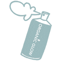 Theogtan vegan glow organic spray Sticker