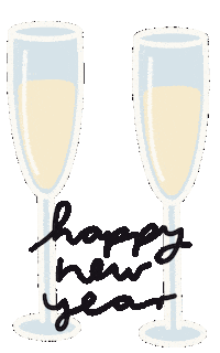 Cheers Champagne Sticker by Glück ist...