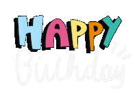 Happy Birthday Sticker by Franziska Höllbacher