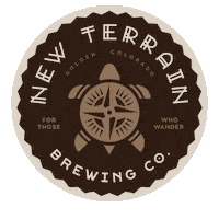 Logo Beer Sticker by New Terrain Brewing