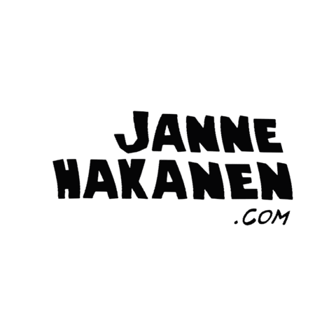 Hakanenjanne Sticker by jannehakanen.com