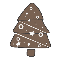 Merry Christmas Tree Sticker