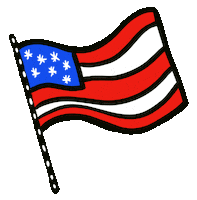 Independence Day Usa Sticker by Jelene