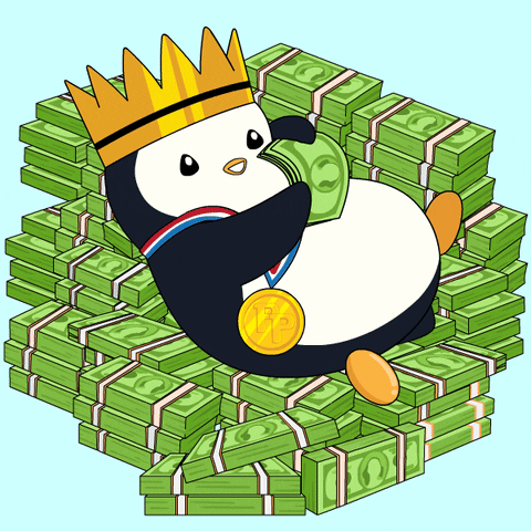 Money In The Bank GIF by Pudgy Penguins