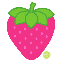 Fruit Strawberry Sticker by The Lemon Tree