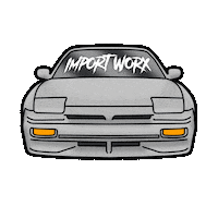 Drifting Nissan Silvia Sticker by ImportWorx