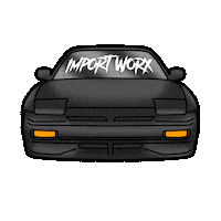 Drifting Nissan Silvia Sticker by ImportWorx