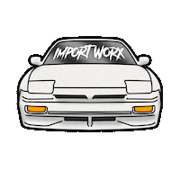 Drifting Nissan Silvia Sticker by ImportWorx
