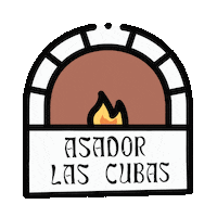 Oven Asado Sticker by asadorlascubas
