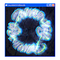 Pokras Calligrafuturism Sticker by POST-WEB