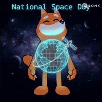 Spinning Globe Space Background GIF by BONK