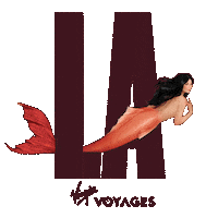 Los Angeles La Sticker by Virgin Voyages