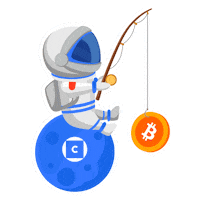Cartoon Space Sticker by Coinhako