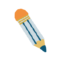 Writing Pencil Sticker by ZINIMINI