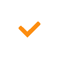 Orange Yes Sticker