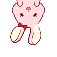 luilui_ps play rabbit swing coco Sticker