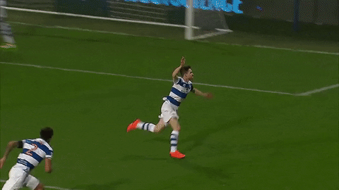 celebrate head over heels GIF by QPR FC