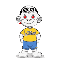 Homer Happy Sticker by Zhot Shop