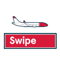 travel swipe up Sticker