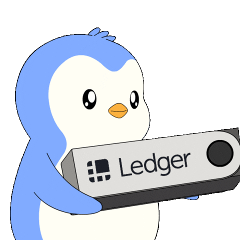 Holding Cold Storage Sticker by Pudgy Penguins