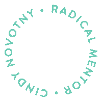 cindynovotny cindy novotny radical mentor Sticker