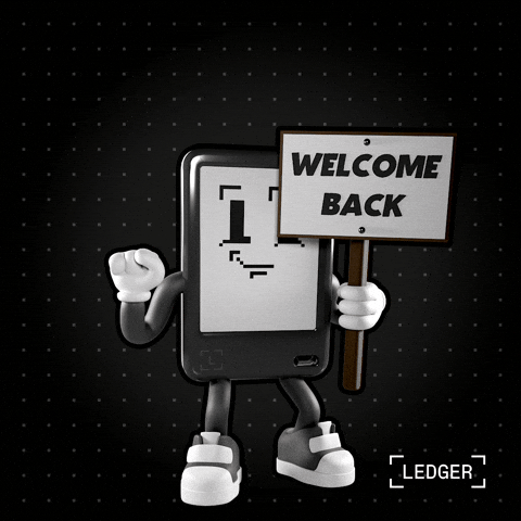 Welcome Back Crypto GIF by Ledger