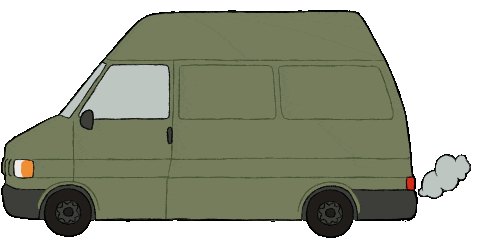 On The Road Car Sticker