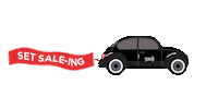 Soch car red shopping shop Sticker