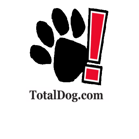 TotalDog giphygifmaker dog puppy training Sticker