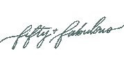 thecraftgal birthday calligraphy fabulous 50 Sticker