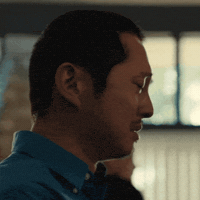 Sad Steven Yeun GIF