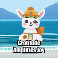 Gratitude Wisdom GIF by Llamaozi