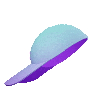 3_land emoji react hat cap Sticker