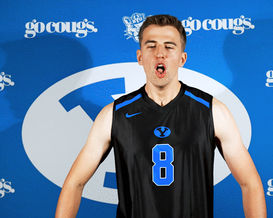 Lets Go Sport GIF by BYU Cougars