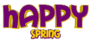 Happy Spring Sticker by OpticalArtInc.