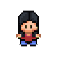 Pixel Witch Sticker