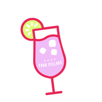 Mardi Gras Party Sticker by Four Pillars Gin