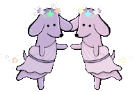 Star Child Dog Sticker by Stefanie Shank