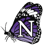 Spring Wildcats Sticker by Northwestern University