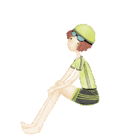 Girl Illustration Sticker