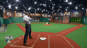 Hitting Harold Reynolds GIF by MLB Network