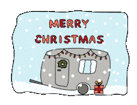 Merry Christmas Sticker by Reiseausschnitte