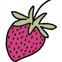 Summer Strawberry Sticker