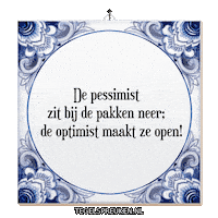 Hoop Spreuk Sticker by Tegelspreuken.nl