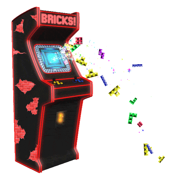 glow video game Sticker by Chris Timmons