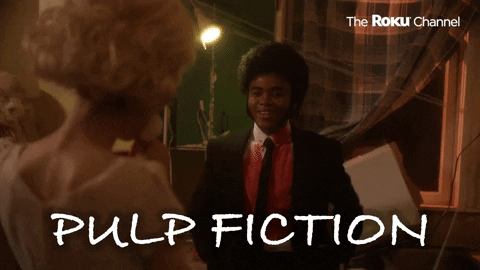 Pulp Fiction Costume GIF by The Roku Channel