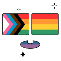 Pride Sticker by Bloomberg LP