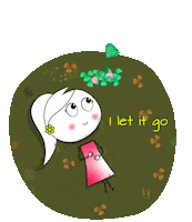 Let It Go Relax Sticker