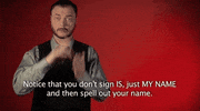 sign language names GIF by Sign with Robert